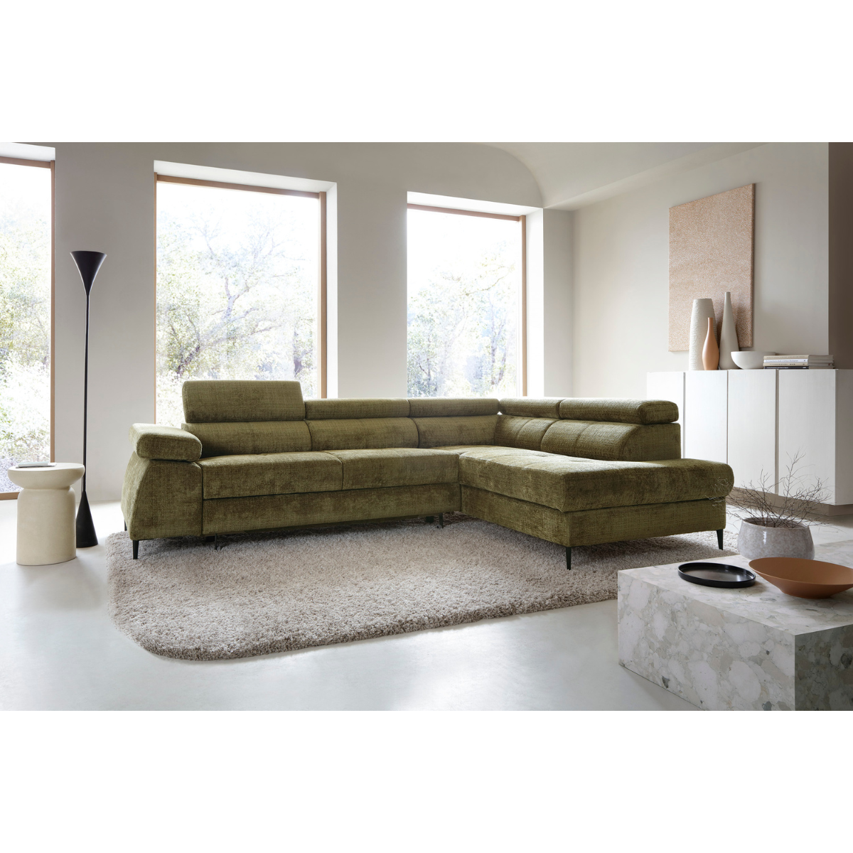 PZ KIWI Green design Sofa bed